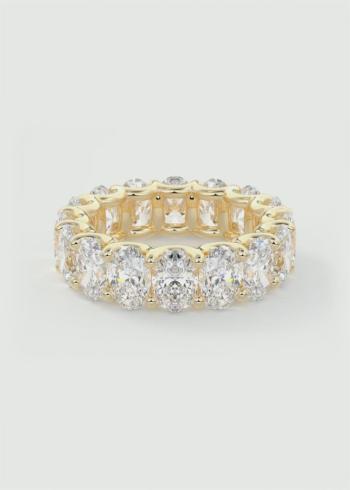 ハートドロップス「Dears Assort Jewel」 Oval Eternity Band with Scalloped Silhouette by Frank Darling