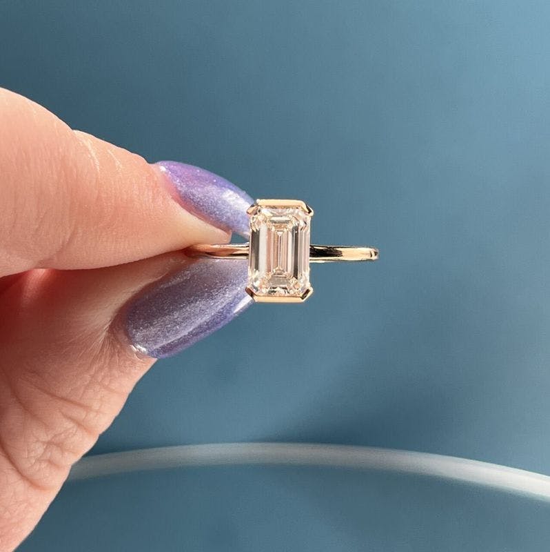The 7 Best Ways to Wear an Emerald Cut Diamond Ring