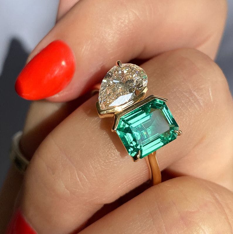 Emerald Engagement Rings Have us Green with Envy
